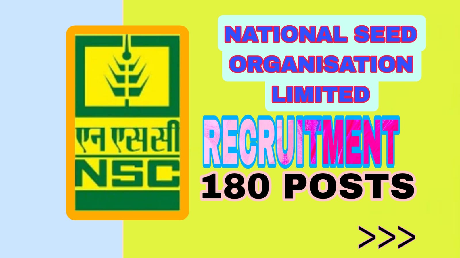 NATIONAL SEED CORPORATION LTD RECRUITING GRADUATES