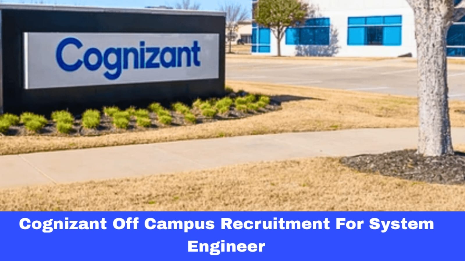 Cognizant Off Campus Recruitment For System Engineer ! Apply Now!